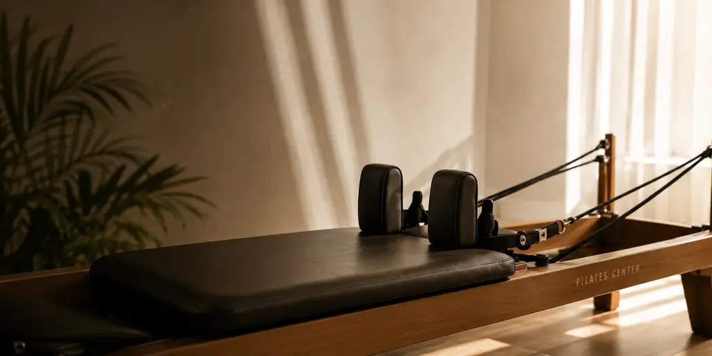 Reformer för Reformer Pilates på Pilates Center Stockholm